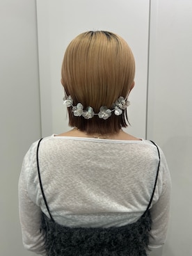 「アイテム（その他ヘアアクセサリー）」を使った、さきさん（レディース・153cm）の秋コーディネート