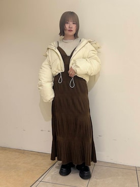 さきさん（レディース・153cm）の冬コーディネート