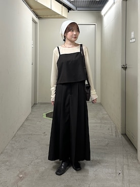 「KBF（ケイビーエフ）のアイテム（ジャケット/アウター）」を使った、さきさん（レディース・153cm）の秋コーディネート