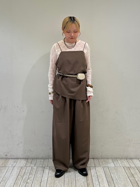 「KBF（ケイビーエフ）のアイテム（ブレスレット）」を使った、さきさん（レディース・153cm）の春コーディネート