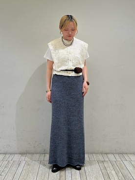 「KBF（ケイビーエフ）のアイテム（シューズ）」を使った、さきさん（レディース・153cm）の春コーディネート