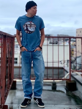 KYOTAROさん（メンズ・181cm）の夏コーディネート