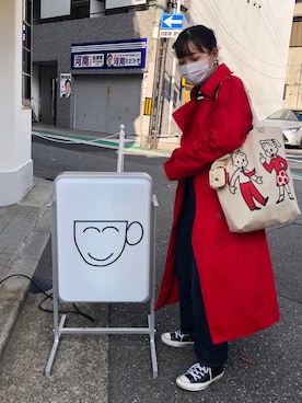 「SCYE BASICS（サイベーシックス）のアイテム」を使った、ぽさん（レディース・155cm）の冬コーディネート