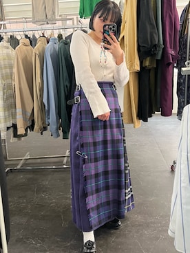 「SIIILON（シーロン）のアイテム」を使った、ぽさん（レディース・155cm）の春コーディネート
