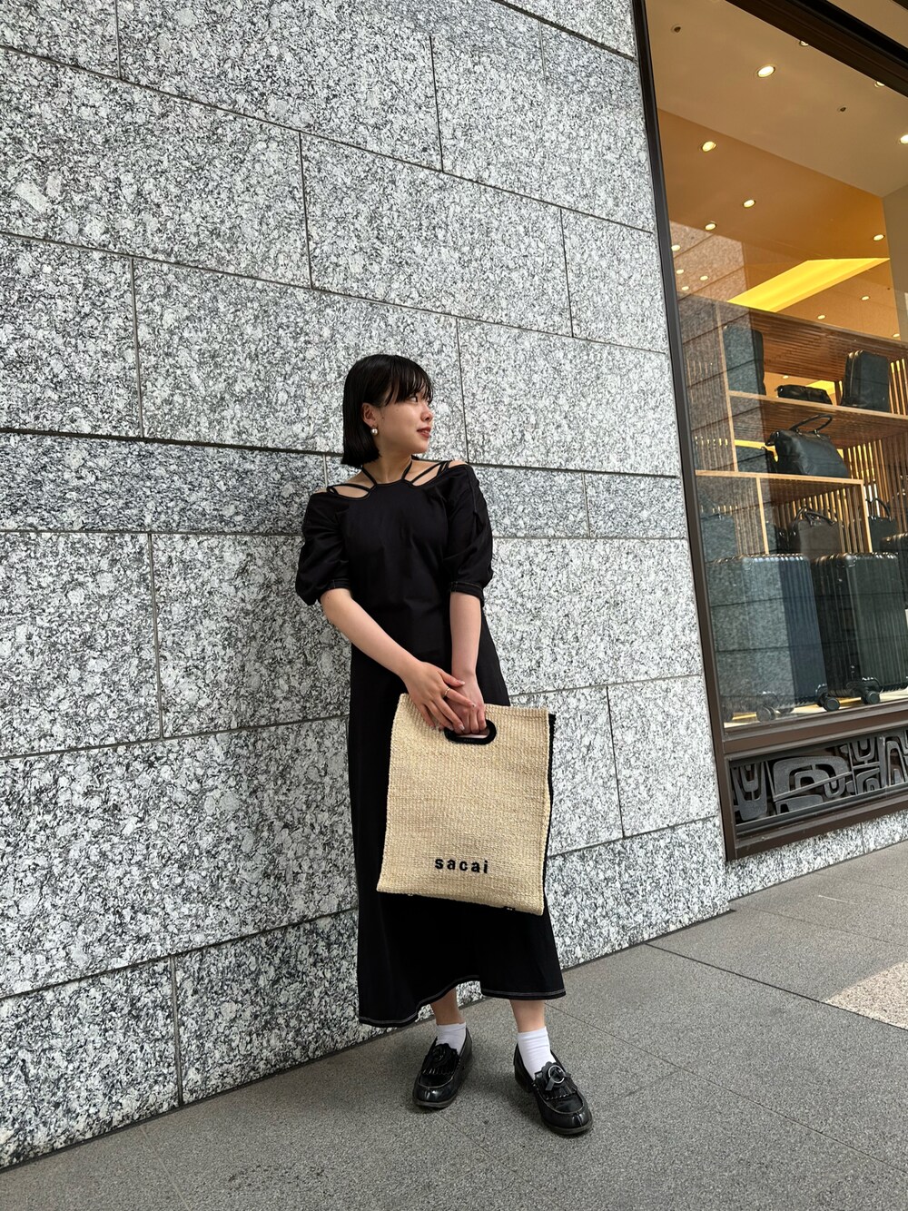 sacai 編み込みデザイン かごバッグ sacai** サカイ s Basket S字底かごバッグ (sacai/かごバッグ