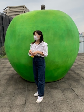 「JAM（ジャム）のアイテム」を使った、ぽさん（レディース・155cm）の秋コーディネート