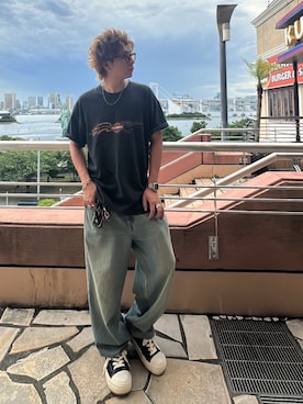 「アイテム（デジタル腕時計）」を使った、K.Jさん（メンズ・178cm・30代）の夏コーディネート