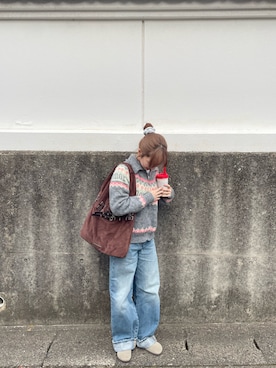 「ILLIGO（イリゴ）のアイテム」を使った、るんコさん（レディース・159cm）の秋コーディネート