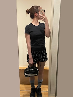 「DHOLIC（ディーホリック）のアイテム」を使った、るんコさん（レディース・159cm）の夏コーディネート