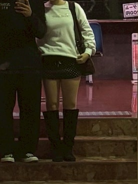 「ILLIGO（イリゴ）のアイテム」を使った、るんコさん（レディース・159cm）の冬コーディネート