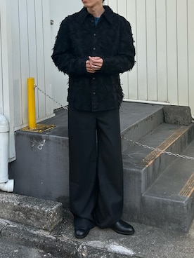 「オールブラックコーデ」｜keitoさん（メンズ・180cm）の秋コーディネート