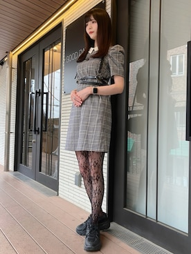 「アイテム（タイツ/ストッキング）」を使った、meriさん（レディース・168cm）の秋コーディネート