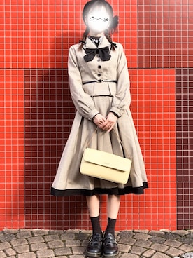 「アイテム（セットアップ）」を使った、meriさん（レディース・168cm）の秋コーディネート