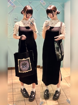 「Dr. Martens（ドクターマーチン）のアイテム（シューズ）」を使った、meriさん（レディース・168cm）の秋コーディネート