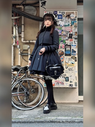 LOVELESS（ラブレス）の「【LOVELESS】WOMENS ネイビーウールドレス