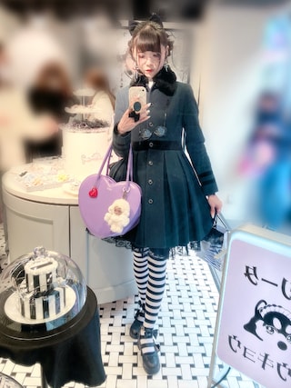 LOVELESS（ラブレス）の「【LOVELESS】WOMENS ネイビーウールドレス
