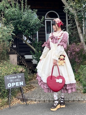 「Metamorphose（メタモルフォーゼ）のアイテム」を使った、meriさん（レディース・168cm）の春コーディネート