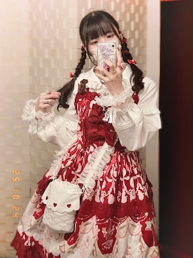 「アイテム（アームカバー）」を使った、meriさん（レディース・168cm）の秋コーディネート