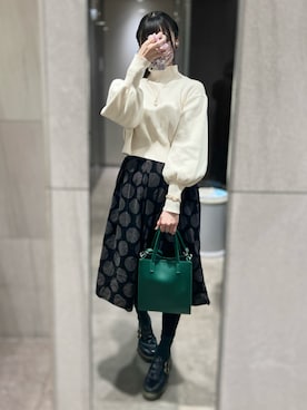 「アイテム（ソックス/靴下）」を使った、meriさん（レディース・168cm）の秋コーディネート