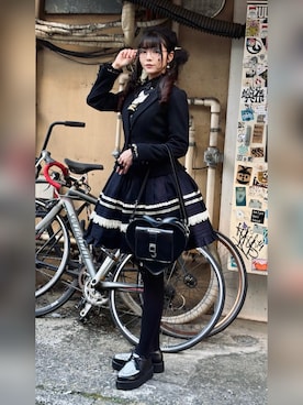 「YOSUKE（ヨースケ）のアイテム」を使った、meriさん（レディース・168cm）の冬コーディネート