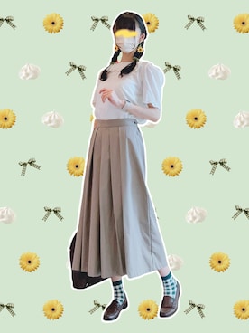 「しまむら（シマムラ）のアイテム（バッグ）」を使った、meriさん（レディース・168cm）の秋コーディネート