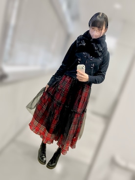 「merry jenny（メリージェニー）のアイテム」を使った、meriさん（レディース・168cm）の冬コーディネート