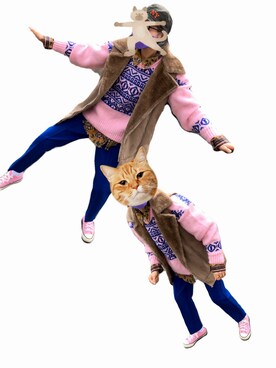 「へんなポーズ」｜chinatsuさん（レディース・163cm）の冬コーディネート