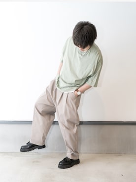 すーさんの「LIDNM/リドム/コンビネーションチェーンネックレス(L18SS-131)」を使ったコーディネート