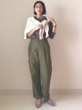 HIKARI  HAGAさん（レディース・159cm）の秋コーディネート