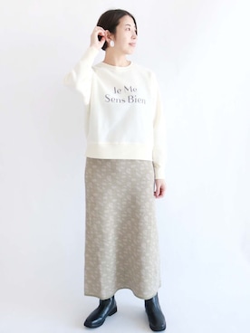 HIKARI  HAGAさん（レディース・159cm）の冬コーディネート