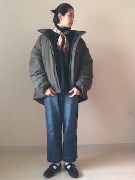 HIKARI  HAGAさん（レディース・159cm）の冬コーディネート