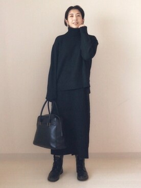 HIKARI  HAGAさん（レディース・159cm）の冬コーディネート