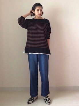 HIKARI  HAGAさん（レディース・159cm）の秋コーディネート