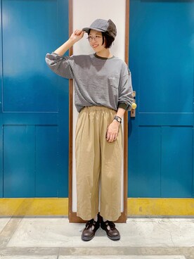 うーさん ☁︎ 。さん（レディース・166cm）の秋コーディネート