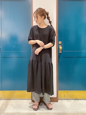 うーさん ☁︎ 。さん（レディース・166cm）の夏コーディネート