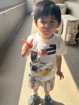 「MARKEY'S（マーキーズ）のアイテム」を使った、sarihiさん（キッズ・110cm）の春コーディネート