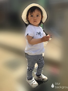 「1歳6ヶ月」｜「アイテム（帽子）」を使った、sarihiさん（キッズ・80cm）の春コーディネート