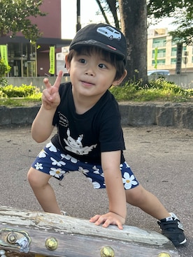 「DRC branshes（ディーアールシーブランシェス）のアイテム」を使った、sarihiさん（キッズ・110cm）の夏コーディネート