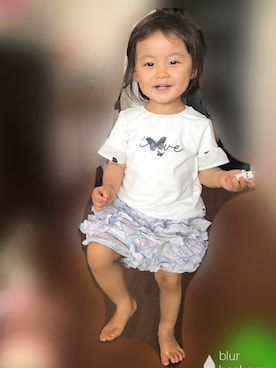 「fafa（フェフェ）のアイテム」を使った、sarihiさん（キッズ・80cm）の夏コーディネート