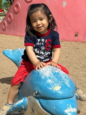 「POLO RALPH LAUREN（ポロ ラルフ ローレン）のアイテム」を使った、sarihiさん（キッズ・110cm）の春コーディネート