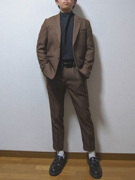 「MR.OLIVE（ミスターオリーブ）のアイテム（ジャケット/アウター）」を使った、カルボナーラさん（メンズ・169cm）の秋コーディネート