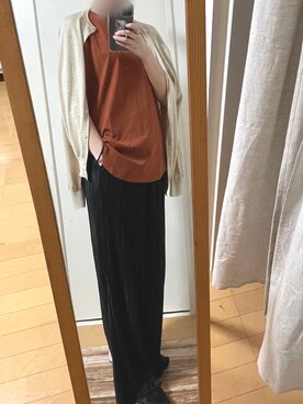 「ブラウン×ブラック」｜yuzuさん（レディース・153cm）の夏コーディネート