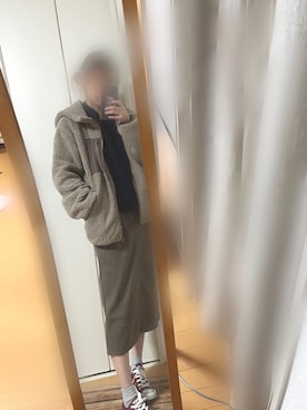 「GRL（グレイル）のアイテム（ブルゾン）」を使った、yuzuさん（レディース・154cm）の秋コーディネート