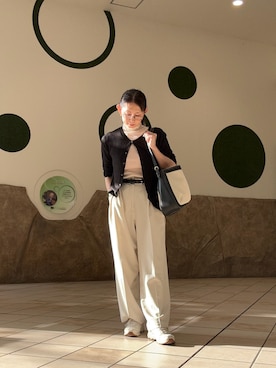 「STYLEMIXER（スタイルミキサー）のアイテム」を使った、gee さん（レディース・161cm）の春コーディネート