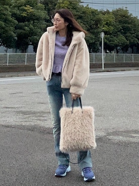 「UNITED ARROWS（ユナイテッドアローズ）のアイテム（バッグ）」を使った、gee さん（レディース・161cm）の春コーディネート
