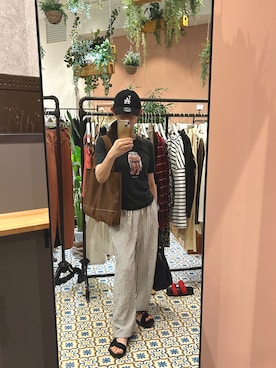 「Java（ジャバ）のアイテム（シューズ）」を使った、gee さん（レディース・161cm）の夏コーディネート