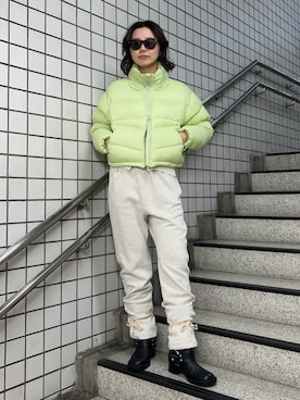 「BEAMS BOY（ビームスボーイ）のアイテム」を使った、AKARIさん（レディース・163cm）の秋コーディネート