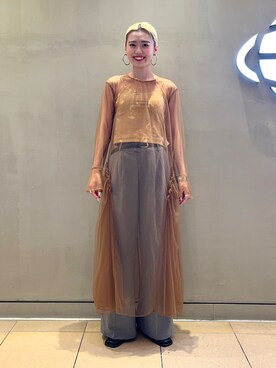 「アツいコーデ全部見せ」｜AKARIさん（レディース・160cm）の夏コーディネート