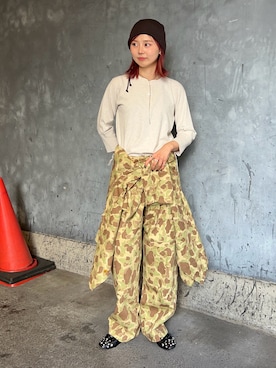 「Ray BEAMS（レイビームス）のアイテム」を使った、AKARIさん（骨格ウェーブ・レディース・163cm）の秋コーディネート