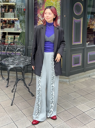 6（ロク）の「＜6(ROKU)＞ウールコットン ミックス ブラ（チューブ